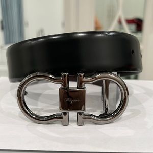authentic ferragamo leather belt